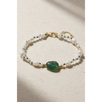 AMRAPALI LONDON 암라팔리 런던 18k 골드 코드 멀티스톤 브레이슬릿 그린 1647597326955976