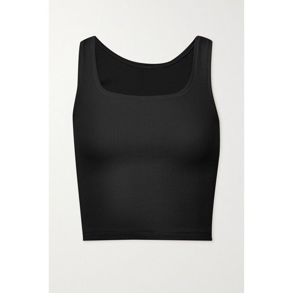 스킴스 골지 코튼 혼방 저지 탱크 수트 블랙 1647597338573229