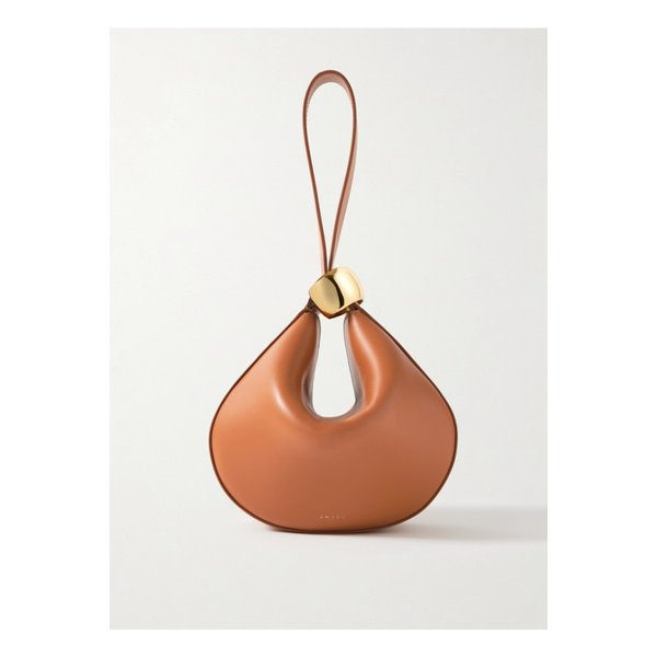 아마누 더 잠비아 장식 가죽 토트 탠 브라운 1647597358835554