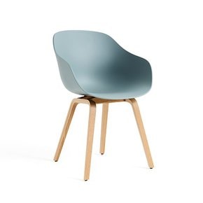 [예약] 헤이 HAY About A Chair 222 어바웃 어 체어 222 더스티 블루/워터 베이스 래커드 오크