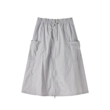브롬톤 [브롬톤런던] P252WSK181 와샤 나일론 지퍼 스커트  W NYLON ZIP SKIRT (LILAC)