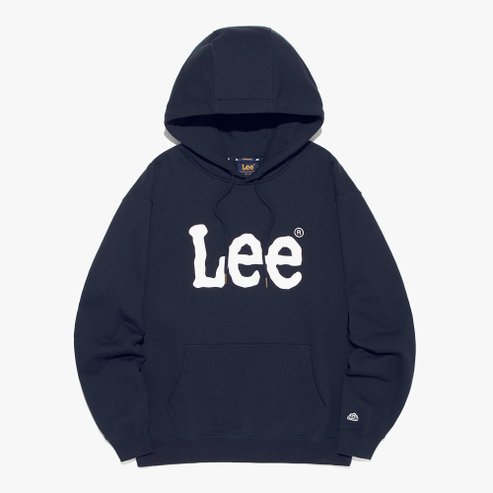 LEE 빅 트위치 로고 후드 티셔츠 네이비 LE2501HD01NA
