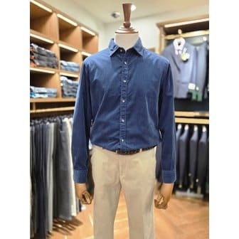 브렌우드 [여주점] 코오롱 브렌우드 남성 솔리드 코듀로이 캐주얼셔츠 BRSAW25511BUD