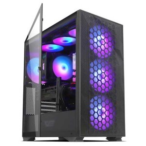 엠지솔루션 DARKFLASH DLX21 RGB MESH 강화유리 (블랙)