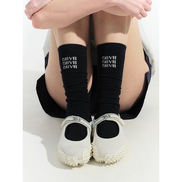 25HS NOAH RIBBED SOCKS (NAVY)