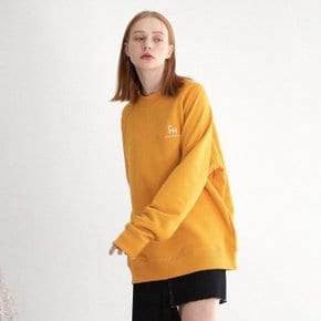 [프라이하잇] OVERSIZE STITCHES RAGLAN SWEAT SHIRT(MUSTARD)