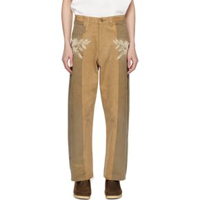 카틱 리서치 SSENSE 익스클루시브 탠 슬랙스 SS24-93 BEIGE/GOLD