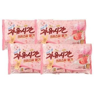  해태 미니자유시간 크리스피 딸기 260g x 4봉