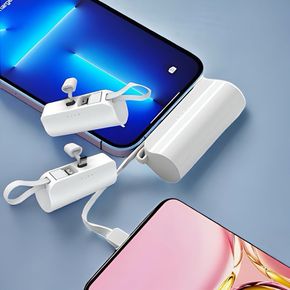 베르 보조배터리 2in1 일체형보조배터리 5000mAh