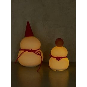 Mocci Snowman Ceramic Lamp from Japan