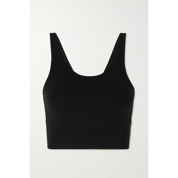 시디엘피 Cropped Stretch-tencel Lyocell Top 블랙 1647597280489974