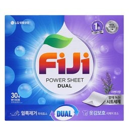 엘지생활건강 FIJI 파워시트 듀얼 라벤더 겸용 30매