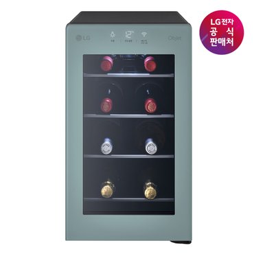 LG [LG전자공식판매처] 디오스 오브제컬렉션 와인셀러 W0082GTB (최대8병)