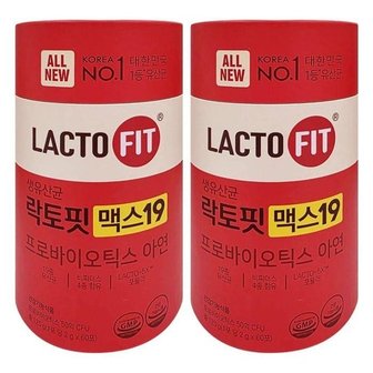  [종근당건강] 락토핏 맥스 19 2g x 60포 2개 VKS