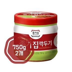 아삭한 종가집 깍두기 750g x 2