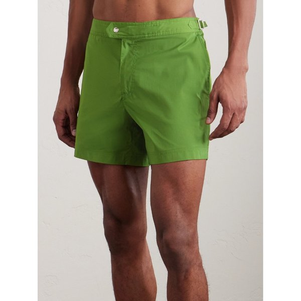 스트레이트 레그 미드 렝스 스윔 쇼츠 46376663163003343