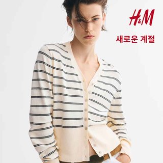 H&M [H&M 여성] 새로운 계절 간절기 가디건 제품을 쇼익더블찬스와 함께