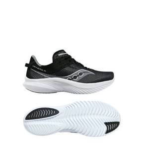 5032881 SAUCONY Mens Kinvara 14 Running Shoes In Black/white