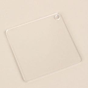 F1 DIY 투명 아크릴판 키링 사각