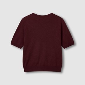 26F/W  여 파인울 반팔 니트  J116302001