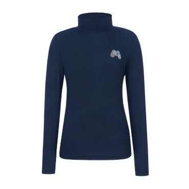MARTINE GOLF [정상가 138000원]에센셜 여성 하이넥 티셔츠 네이비 (QW0EKS25249)