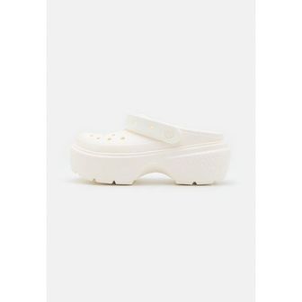 이스퀘어 4142547 Crocs STOMP UNI - Pool slides chalk