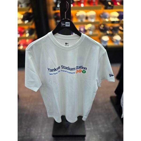 [여주점] (14340184) AP MTA MLB YANKEE STADIUM RS42 O WHT 반팔티