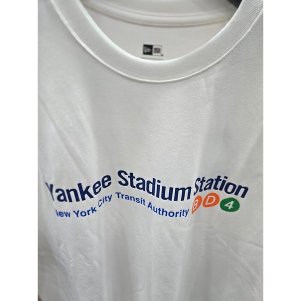 [여주점] (14340184) AP MTA MLB YANKEE STADIUM RS42 O WHT 반팔티