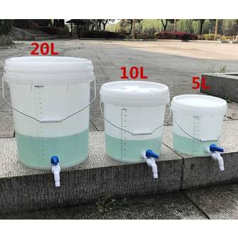 2. 말통수도꼭지 물..