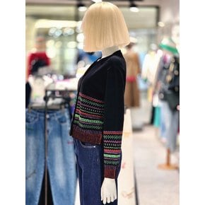 [파주점] 풀오버형 라운드 니트 가디건 BAKCA3561-BK