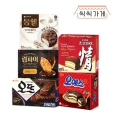 달아달아 밝은No 맛이 달아 초콜릿 파이 5종(오예스 몽쉘 오뜨 초코 립파이)