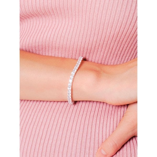 SILVER925 화이트 테니스 팔찌 [3 SIZE]
