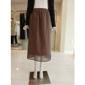 [여주점] 씨씨콜렉트 뒷밴딩H라인스커트E252msd148