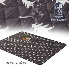 화재안심 분리난방 EMF 온열매트 캠핑장 전기매트 전기장판 전기요 3인/4인 200x260