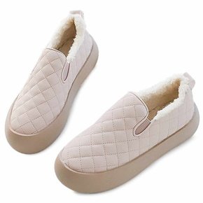 kami et muse Quilting fur slip on sneakers_KM20w220