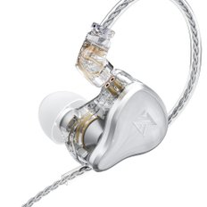 GKKZ ZAS 7BAs + 1DDs 16 HiFi(IEM 3.5 2 Pin 메탈 헤드셋 하이브리드 드라이버 이어 모니터