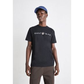 4015005 GANT GRAPHIC - Print T-shirt black