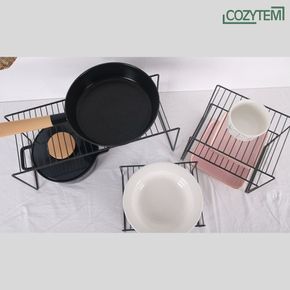 다크 냄비 접시정리용 수납랙 5종세트 냄비정리+수납랙(대)+수납랙(소)3p 주방정리 선반