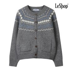 르샵 윈터 노르딕 버튼 니트 가디건 (BP9KC022A)