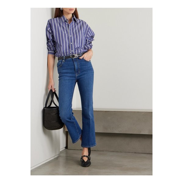 더 펜슬 크롭 하이라이즈 슬림 진 1647597354414880