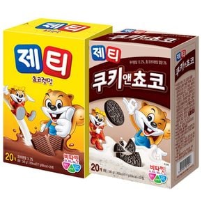 제티 2종 총 40T(초코20T+쿠키앤초코20T)