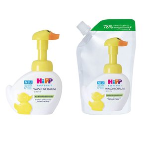 힙 오리 베이비 소프트 폼 클렌저 본품 + 리필 250ml HIPP