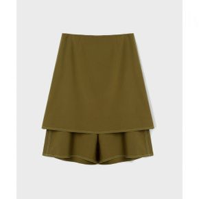 써네이 여성 판타 스커트 올리브 그린 PANTA SKIRT OLIVE GREEN
