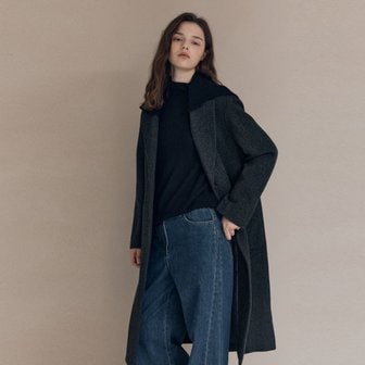 올앤썬드리 [여주점] 올앤선드리 세일러 니트 카라 코트 A5WBH849