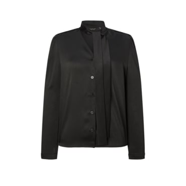 질스튜어트뉴욕 25SS 블랙 단색 긴팔블라우스 (JSBL5B260BK)