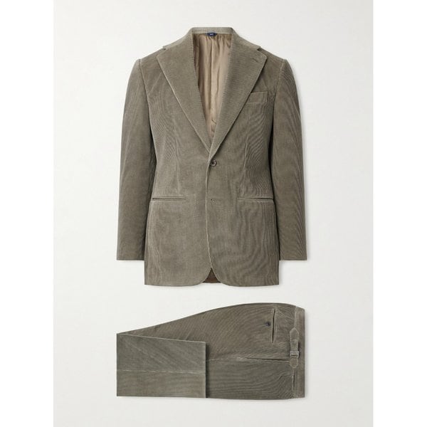 톰 스위니 코튼 울 블렌드 코듀로이 수트 46376663162899556