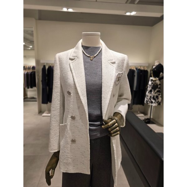 [파주점] 에센셜 엠블런 트위드 자켓 JR3A0JK202