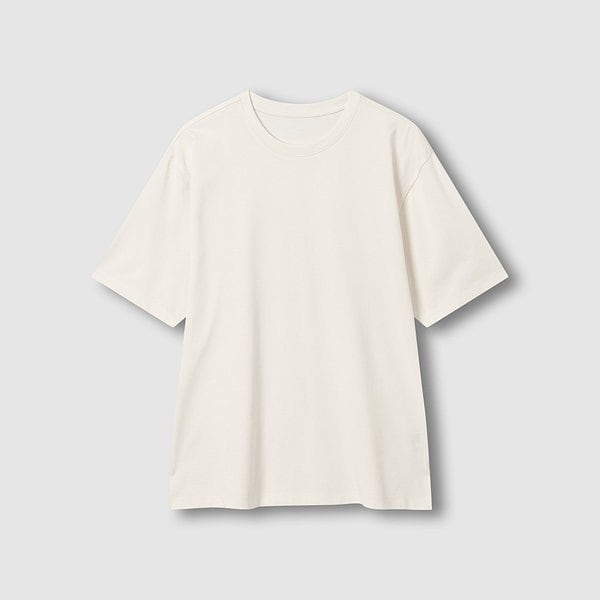 남 JAJU AIR 코튼 루즈핏 반팔 라운지 티셔츠 J206201173006