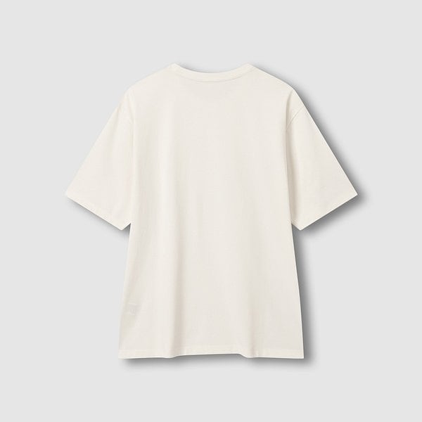 남 JAJU AIR 코튼 루즈핏 반팔 라운지 티셔츠 J206201173006