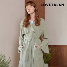 [COVETBLAN] 여성 플레어 트랜치 코트(V192MCT102W)